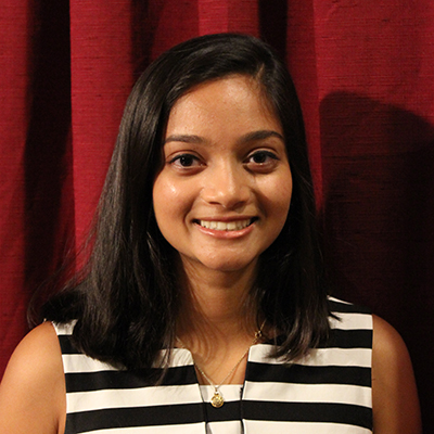 A photo of Wells Scholar Meena Moorthy