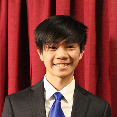 A photo of Wells Scholar Tyler Zhang
